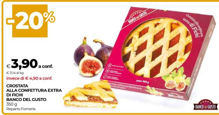 CROSTATA ALLA CONFETTURA EXTRA DI FICHI