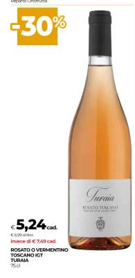 Turaia Rosato o Vermentino Toscano IGT