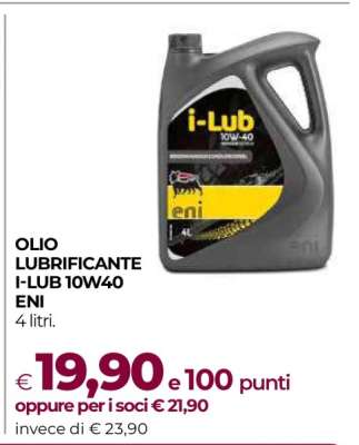 OLIO LUBRIFICANTE I-LUB 10W40 ENI
