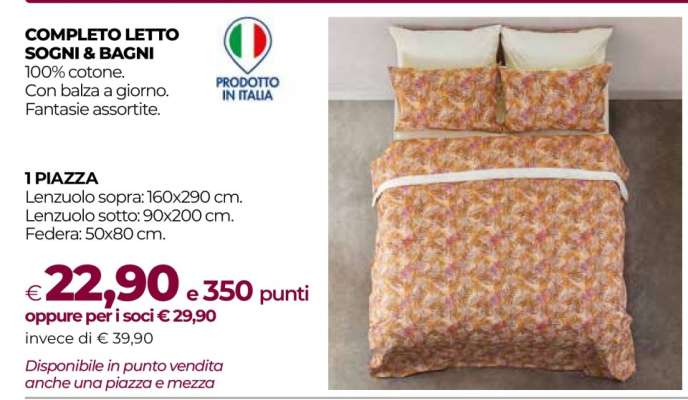 Completo Letto Sogni & Bagni