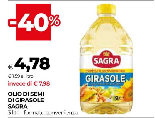 Olio di Semi di Girasole Sagra