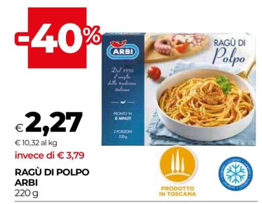RAGÙ DI POLPO ARBI