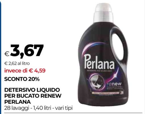 DETERSIVO LIQUIDO PER BUCATO RENEW PERLANA