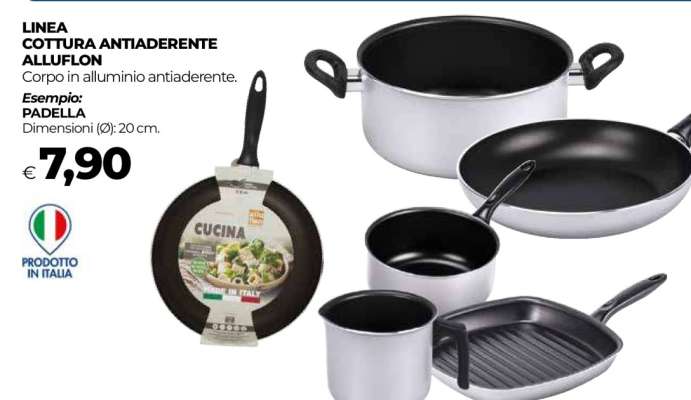 LINEA COTTURA ANTIADERENTE ALLUFLON