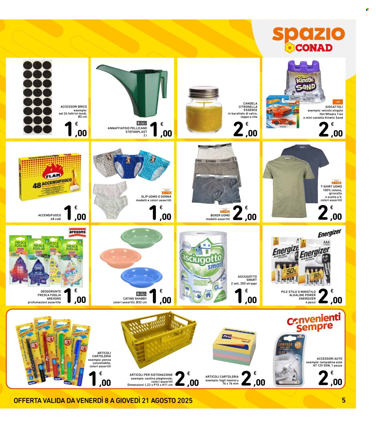 Volantino Spazio Conad - 8/8/2025 - 21/8/2025. Pagina 5