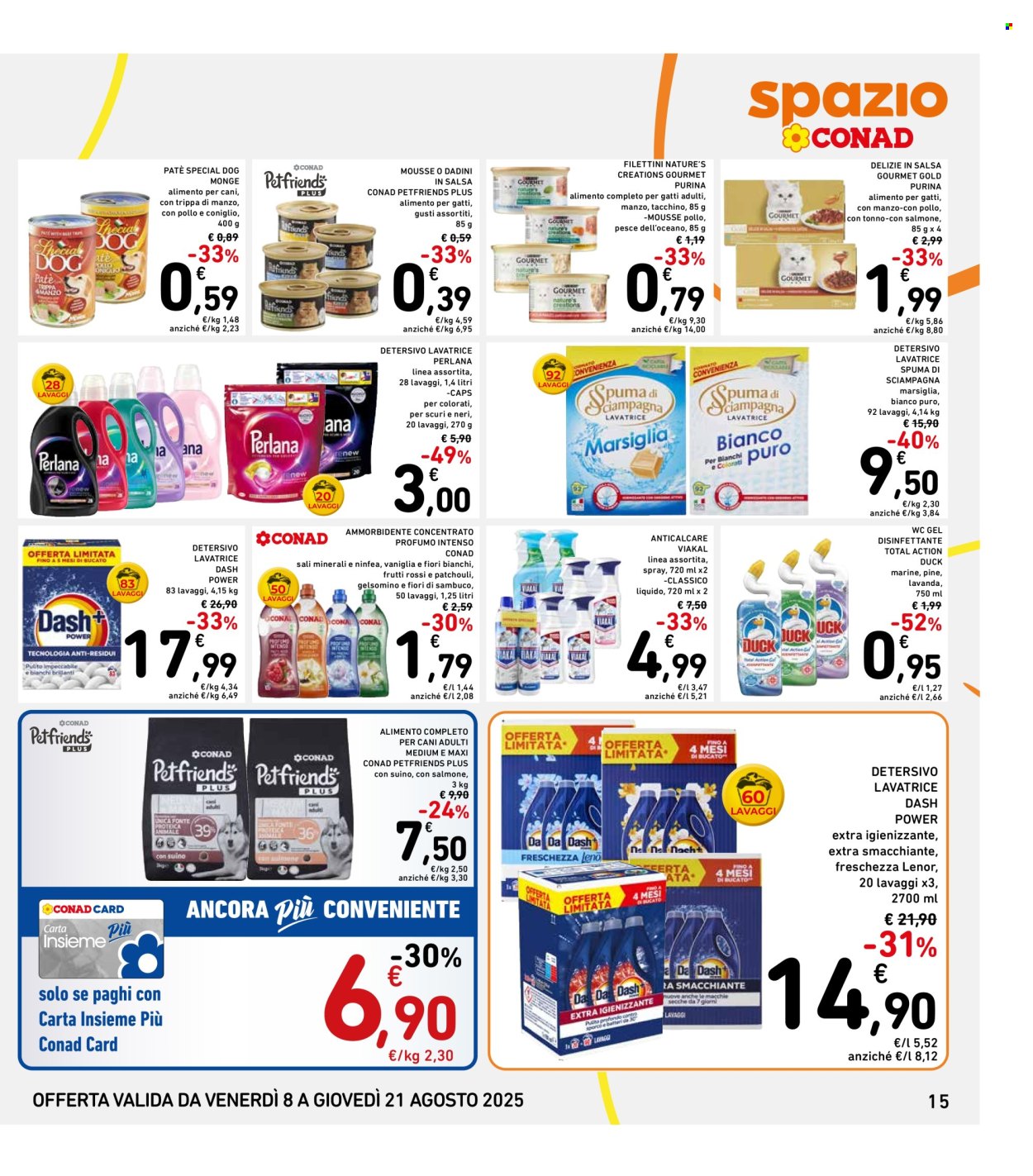 Volantino Spazio Conad - 8/8/2025 - 21/8/2025. Pagina 15