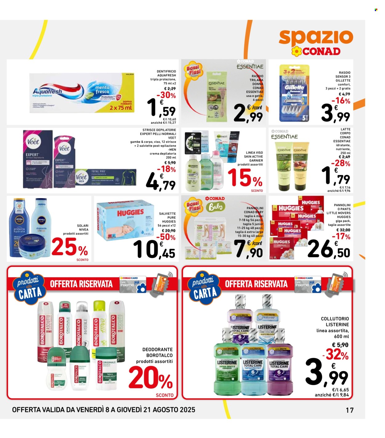 Volantino Spazio Conad - 8/8/2025 - 21/8/2025. Pagina 17