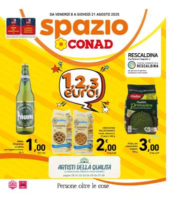 Volantino Spazio Conad - 8/8/2025 - 21/8/2025.
