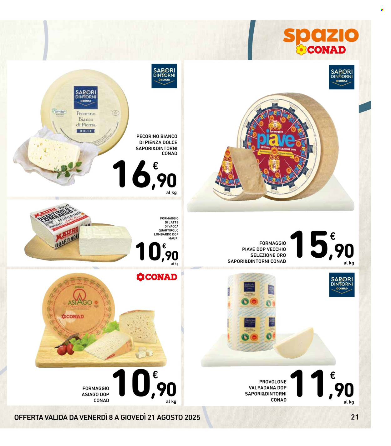 Volantino Spazio Conad - 8/8/2025 - 21/8/2025. Pagina 21