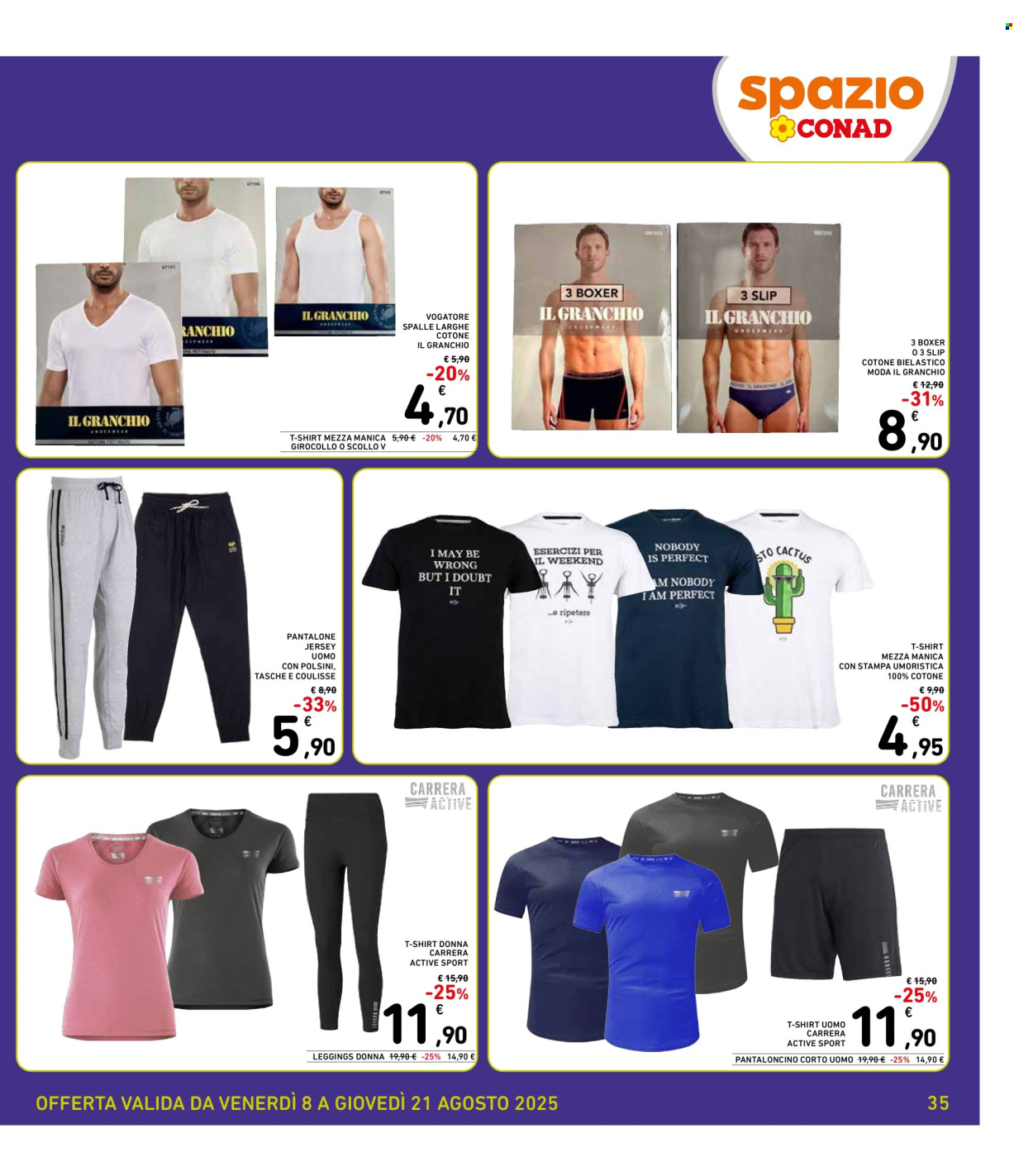 Volantino Spazio Conad - 8/8/2025 - 21/8/2025. Pagina 35