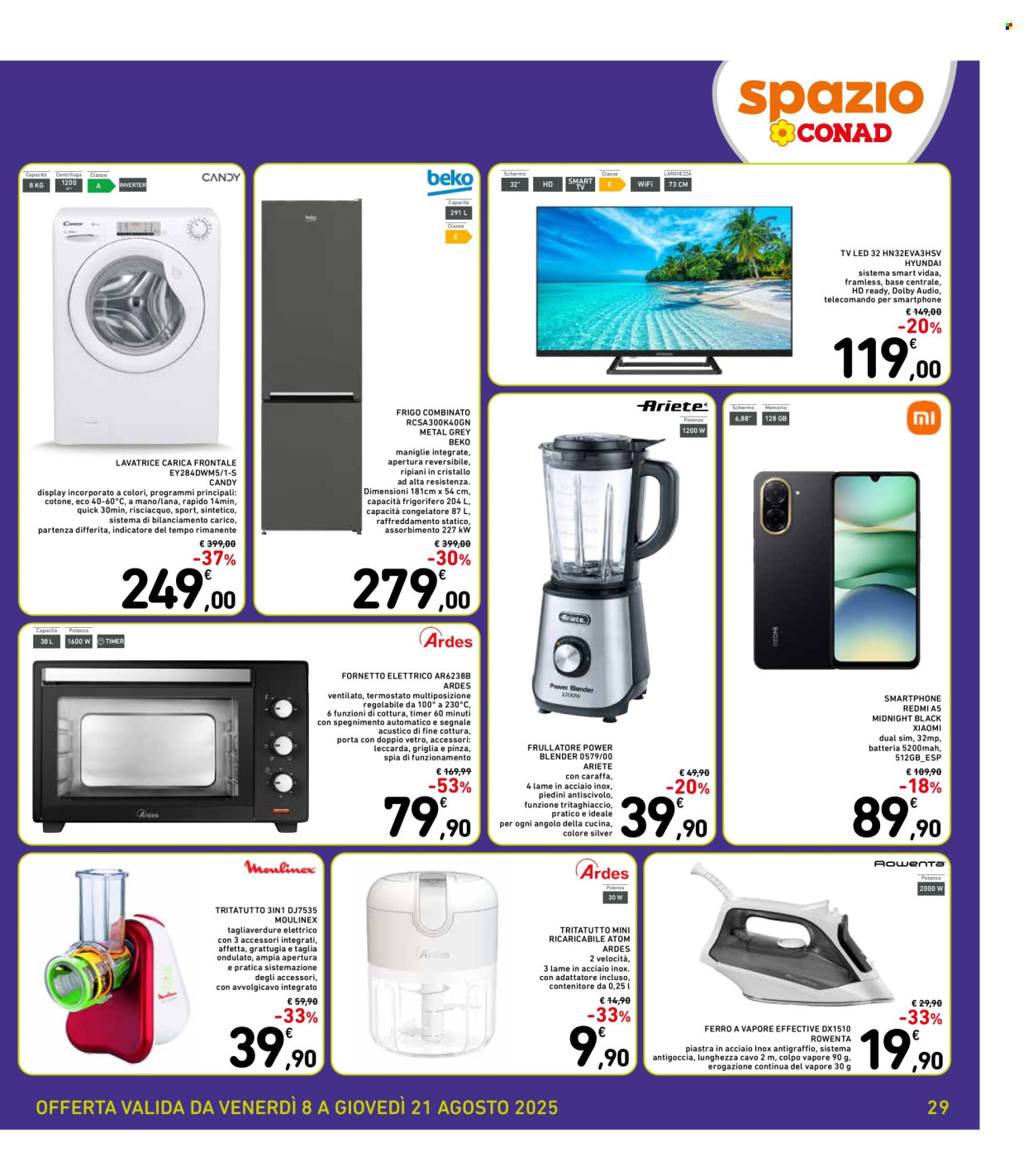 Volantino Spazio Conad - 8/8/2025 - 21/8/2025. Pagina 29