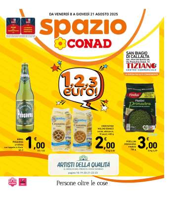 Volantino Spazio Conad - 8/8/2025 - 21/8/2025.