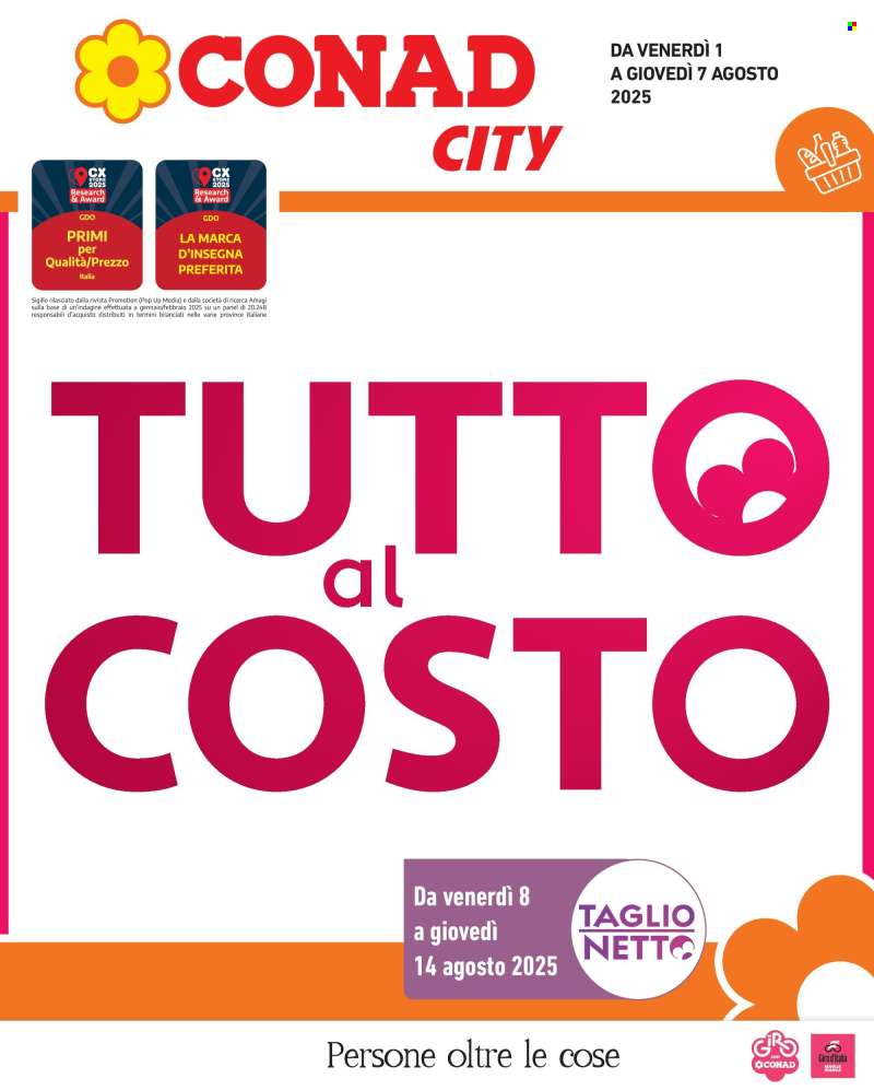 Volantino Conad - 1/8/2025 - 7/8/2025.