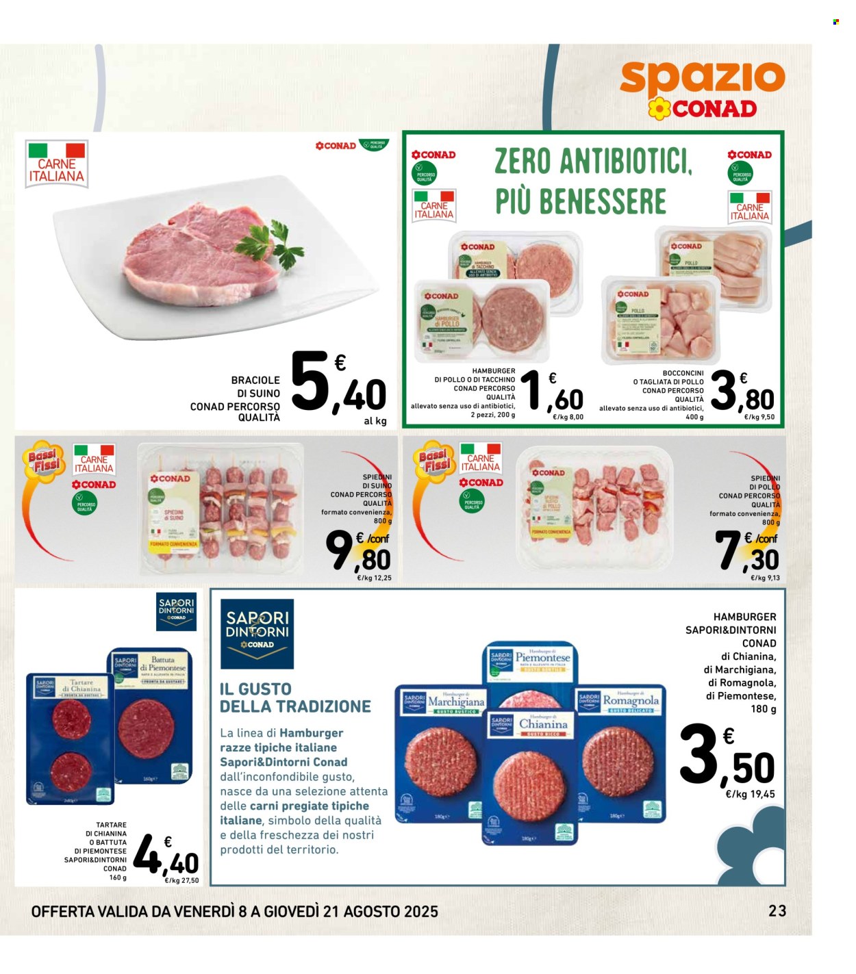 Volantino Spazio Conad - 8/8/2025 - 21/8/2025. Pagina 23
