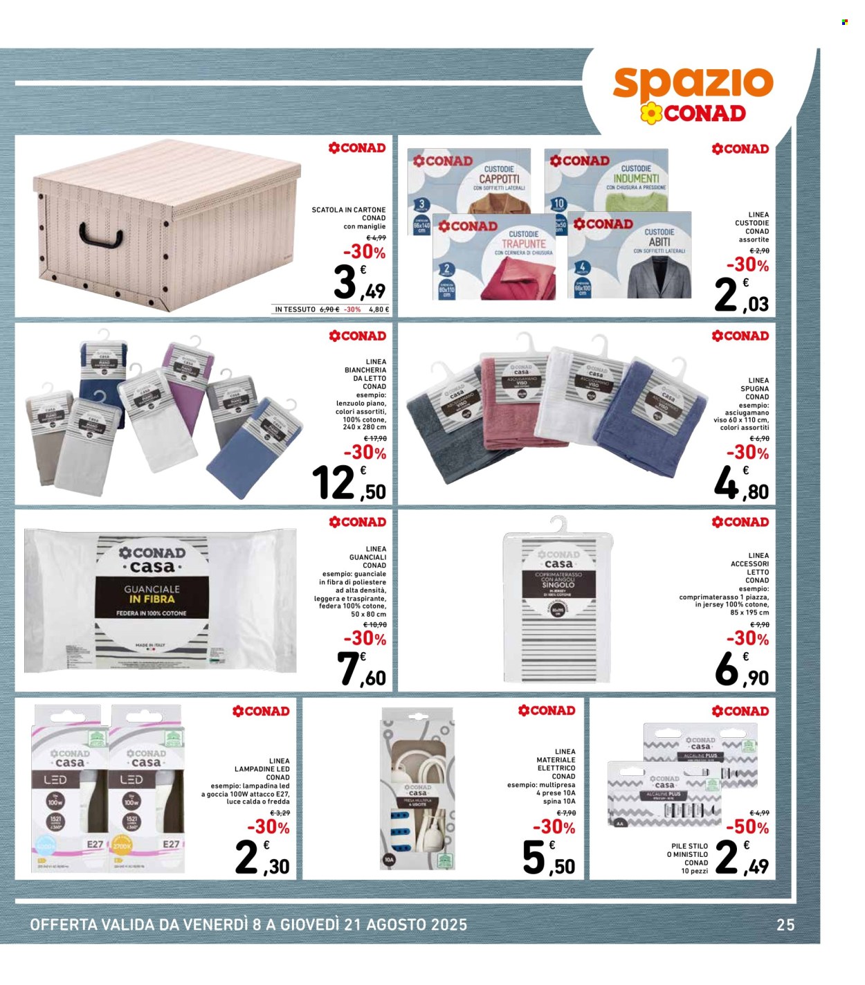 Volantino Spazio Conad - 8/8/2025 - 21/8/2025. Pagina 25
