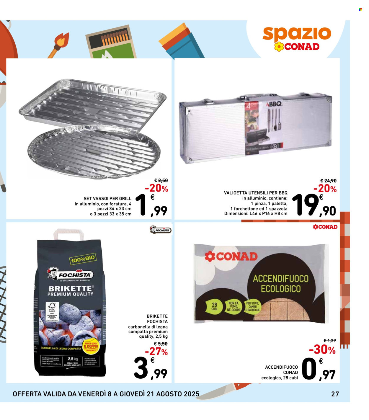Volantino Spazio Conad - 8/8/2025 - 21/8/2025. Pagina 27