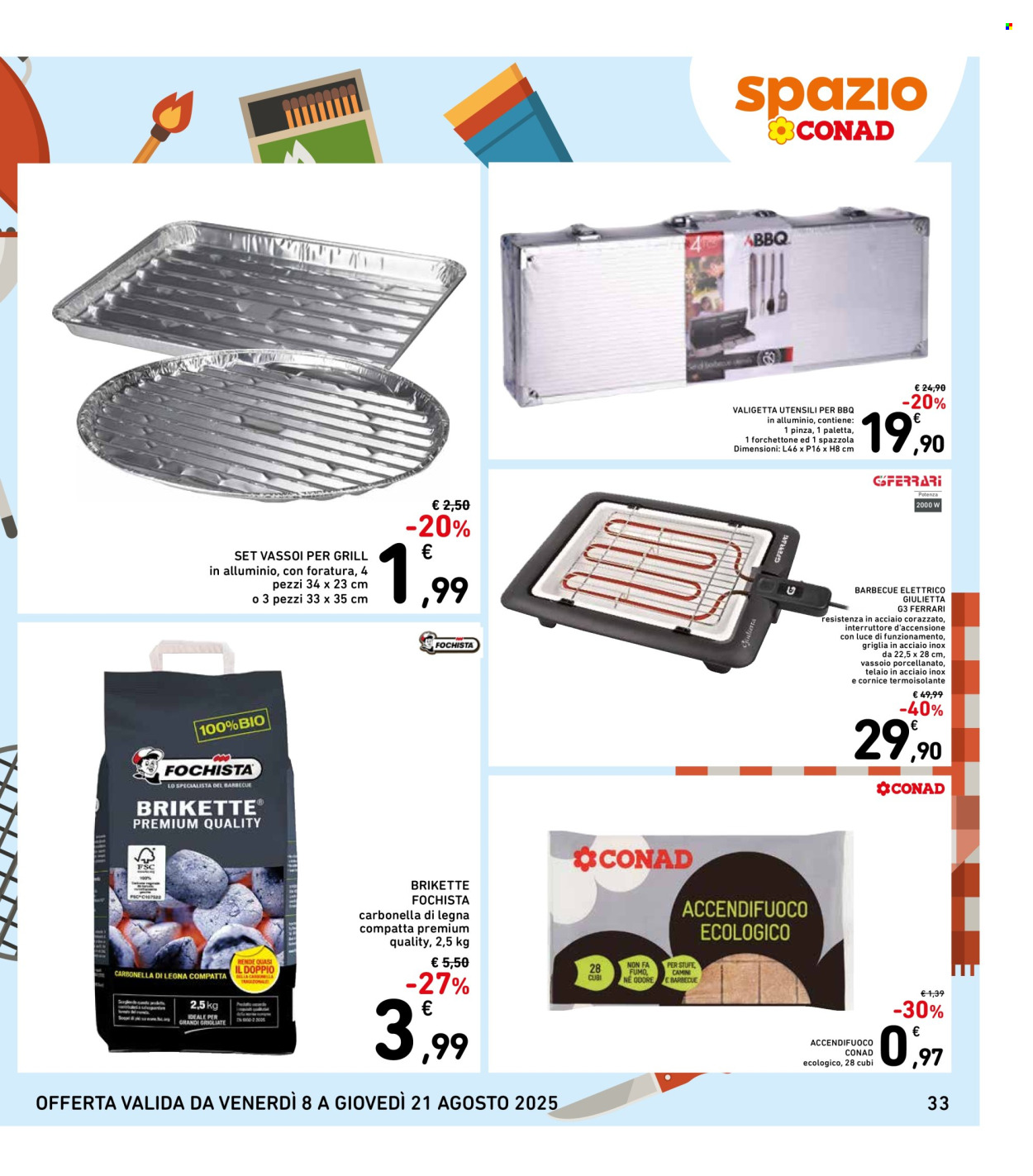 Volantino Spazio Conad - 8/8/2025 - 21/8/2025. Pagina 33