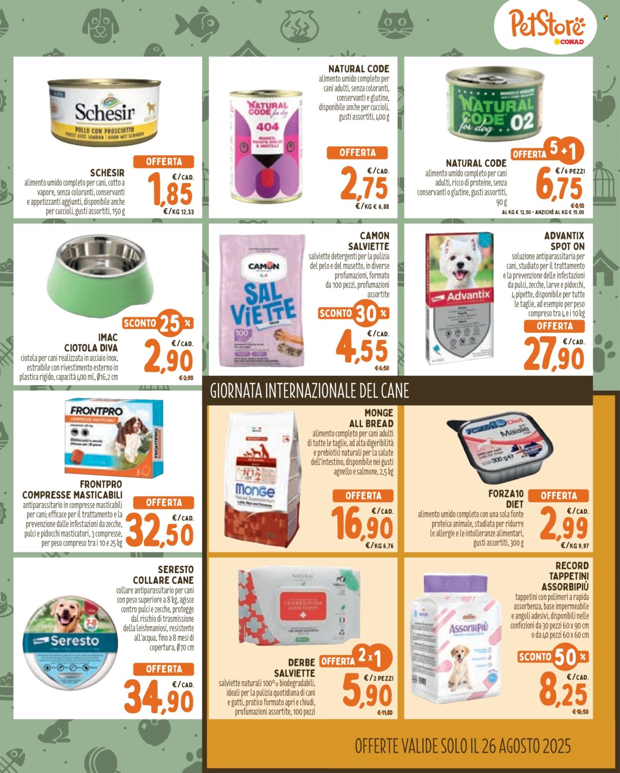 Volantino Pet Store Conad - 30/7/2025 - 9/9/2025. Pagina 3