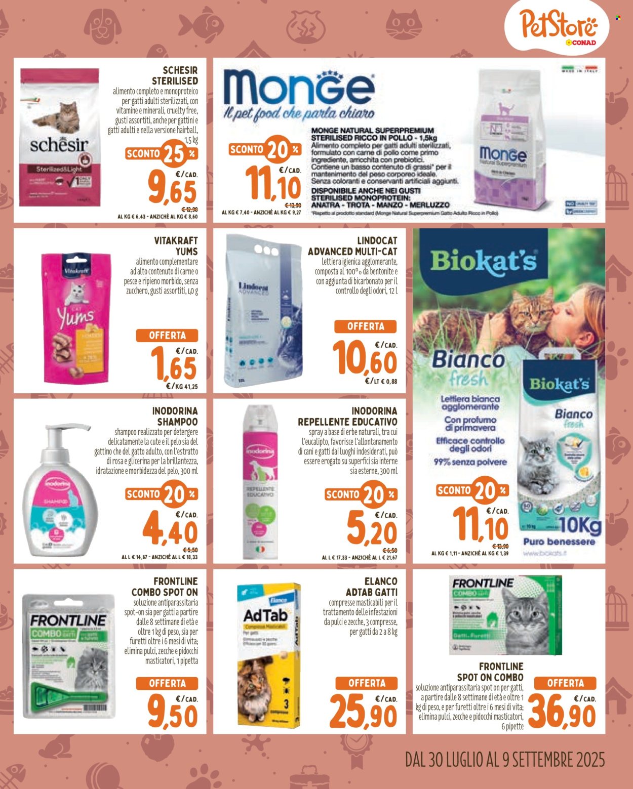 Volantino Pet Store Conad - 30/7/2025 - 9/9/2025. Pagina 5