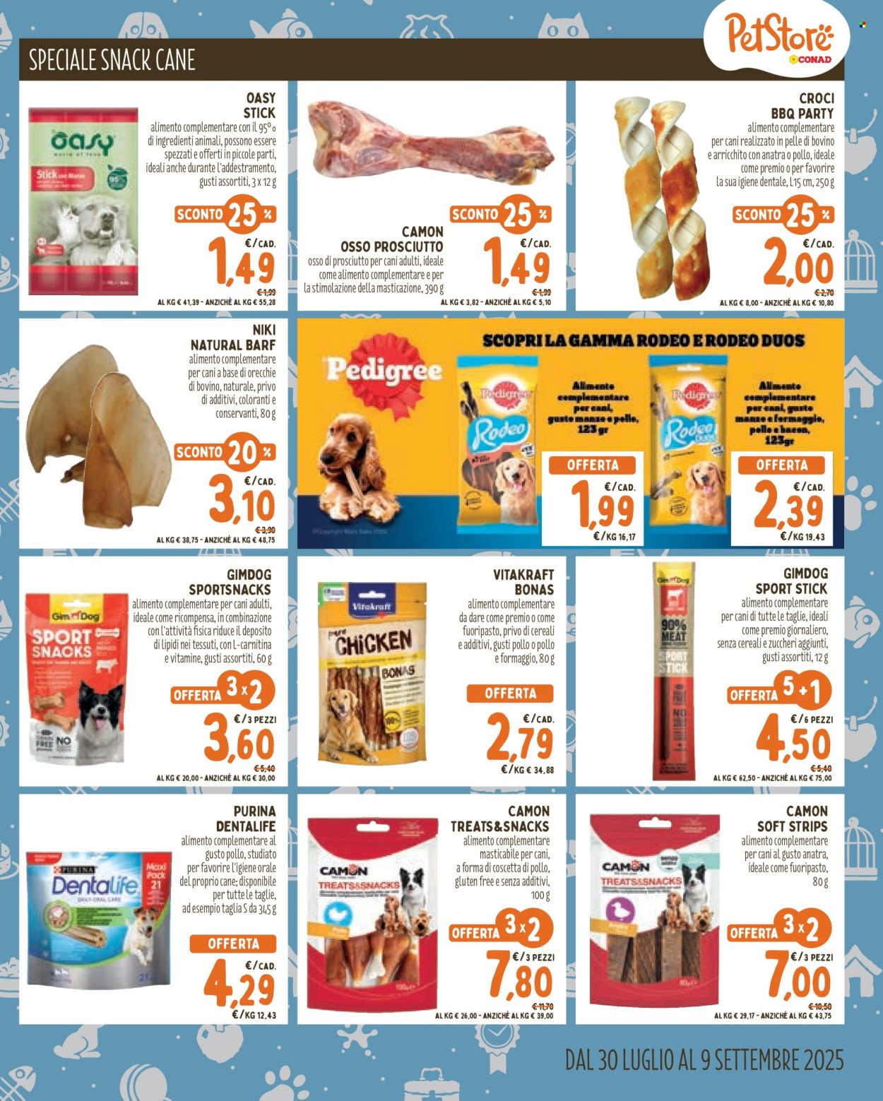 Volantino Pet Store Conad - 30/7/2025 - 9/9/2025. Pagina 7