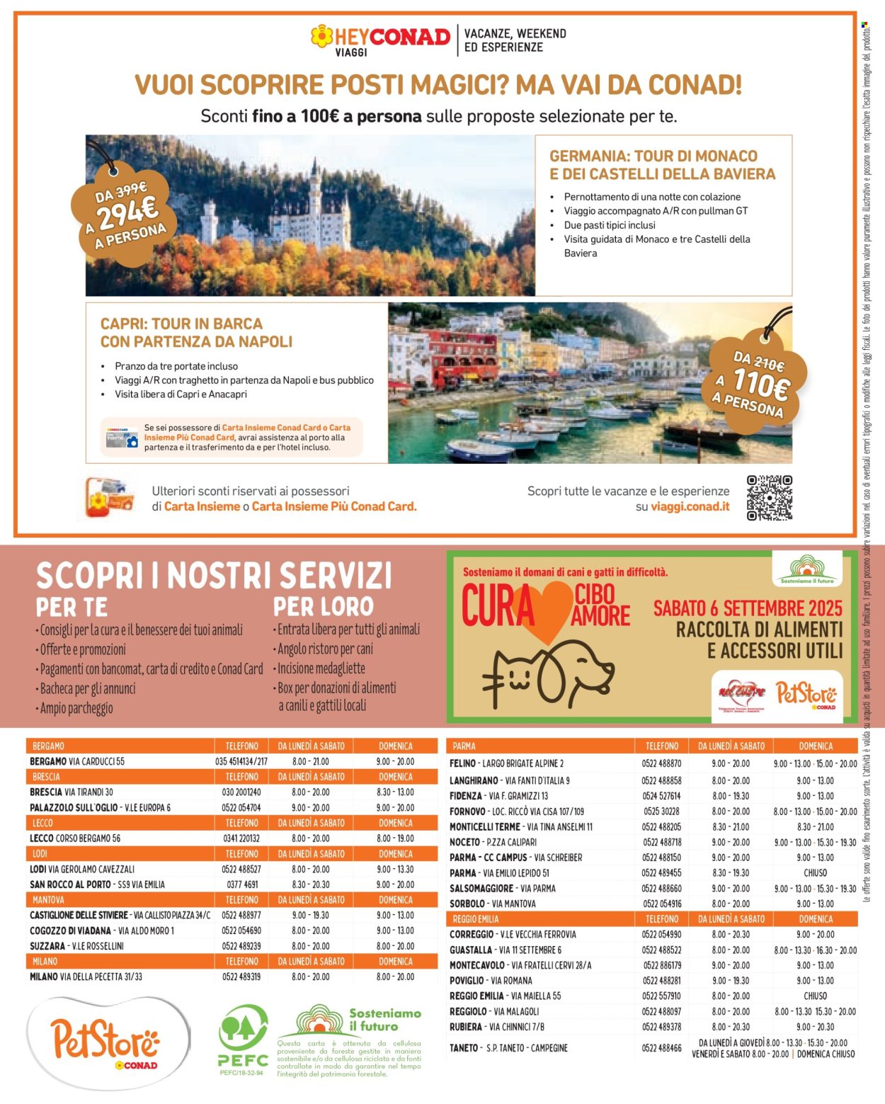 Volantino Pet Store Conad - 30/7/2025 - 9/9/2025. Pagina 8