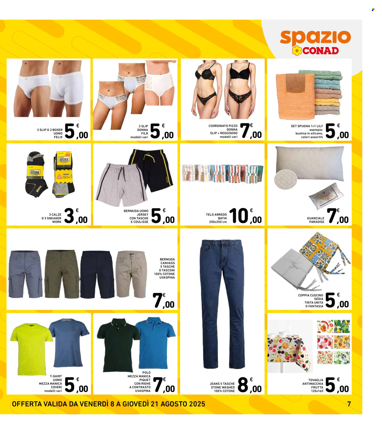 Volantino Spazio Conad - 8/8/2025 - 21/8/2025. Pagina 7