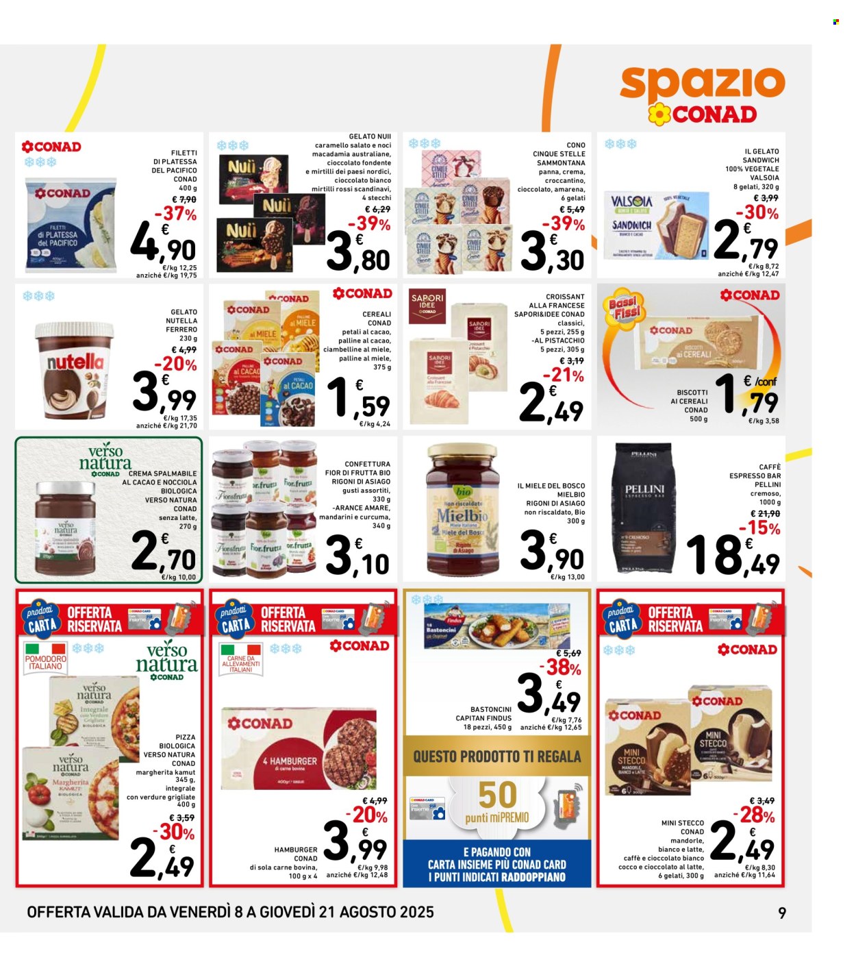 Volantino Spazio Conad - 8/8/2025 - 21/8/2025. Pagina 9