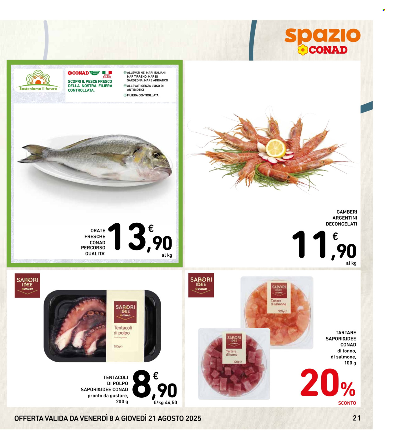 Volantino Spazio Conad - 8/8/2025 - 21/8/2025. Pagina 21