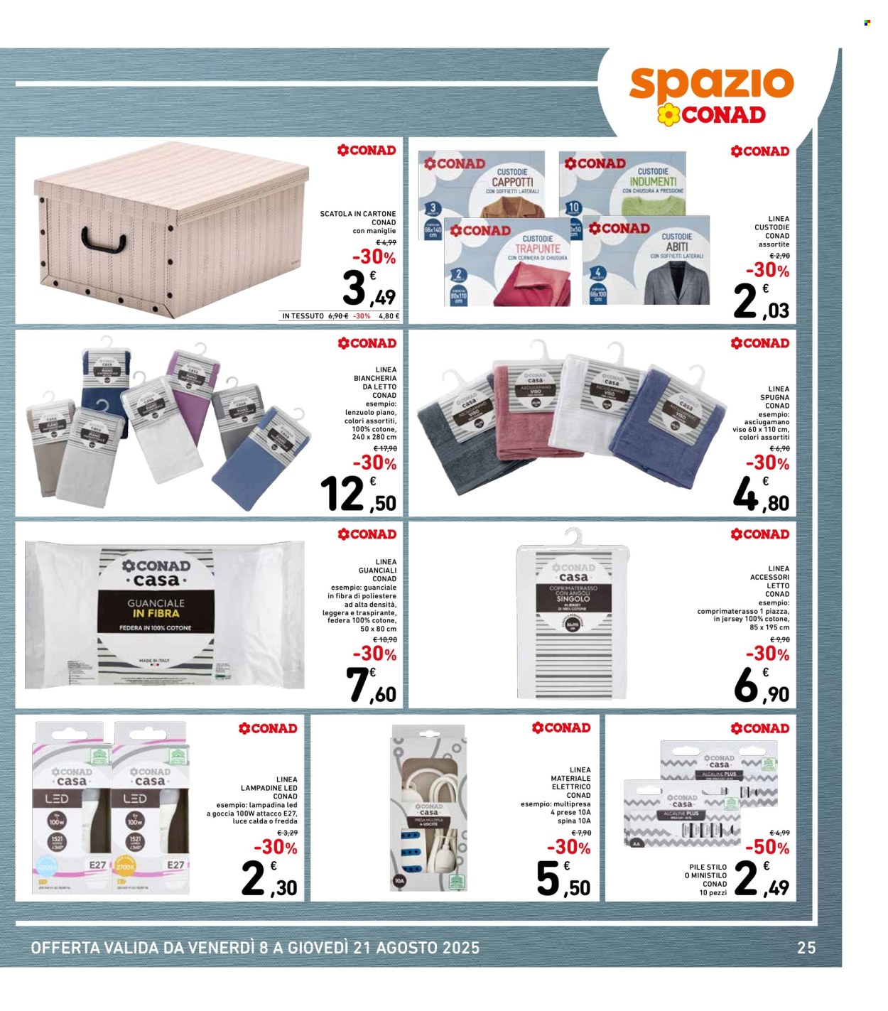 Volantino Spazio Conad - 8/8/2025 - 21/8/2025. Pagina 25