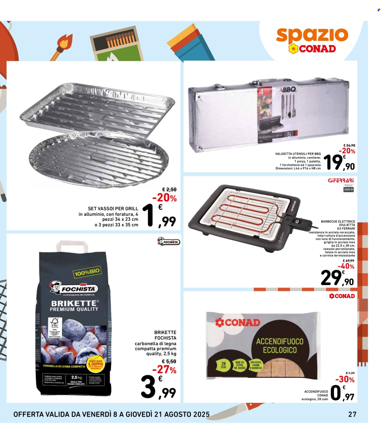 Volantino Spazio Conad - 8/8/2025 - 21/8/2025. Pagina 27