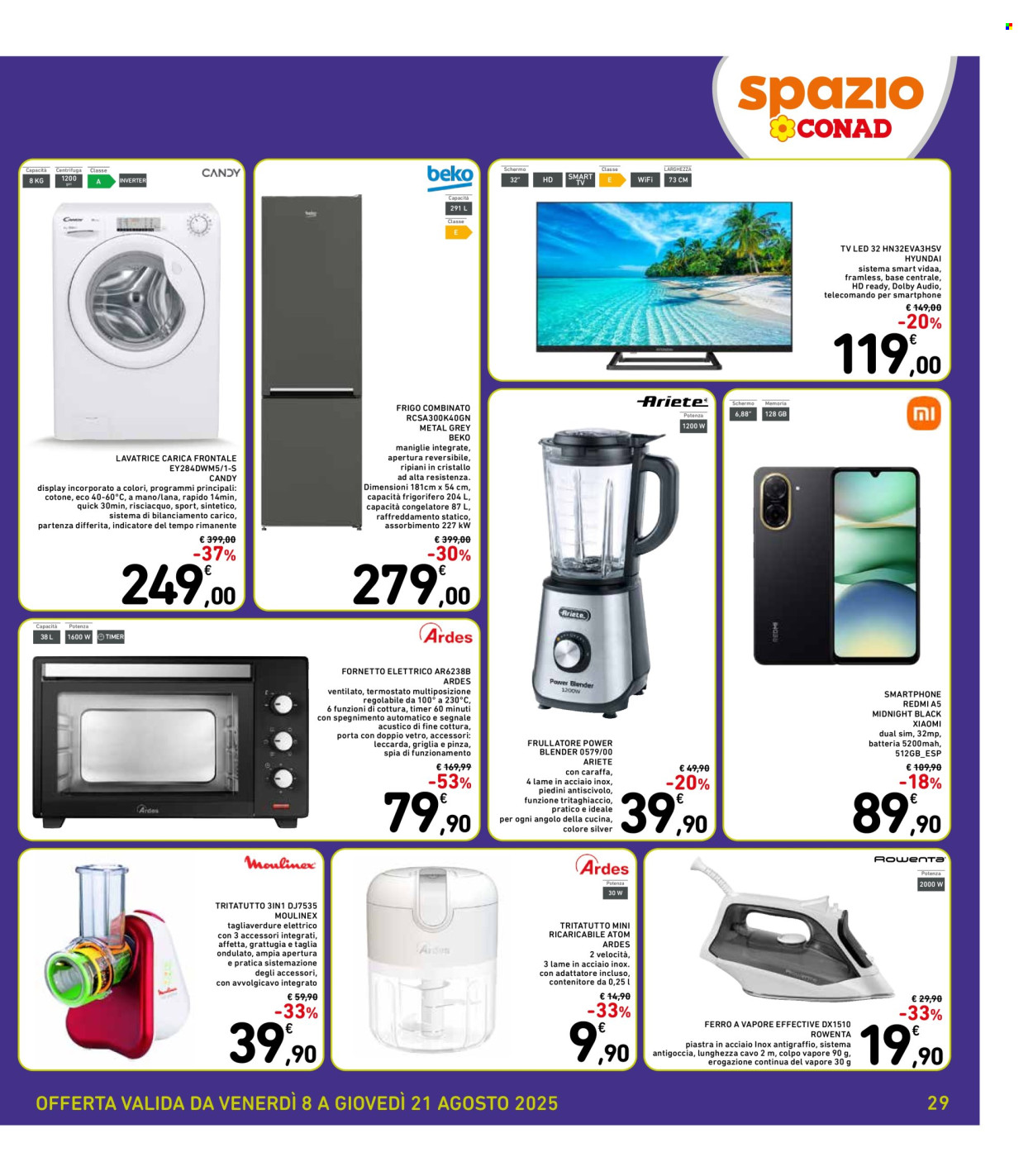 Volantino Spazio Conad - 8/8/2025 - 21/8/2025. Pagina 29