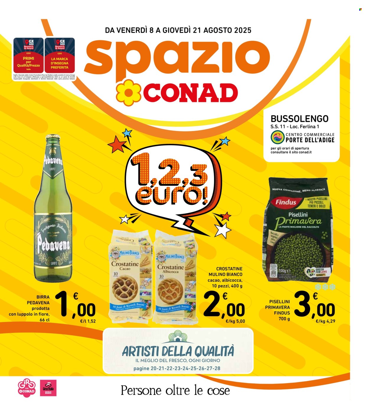 Volantino Spazio Conad - 8/8/2025 - 21/8/2025. Pagina 1