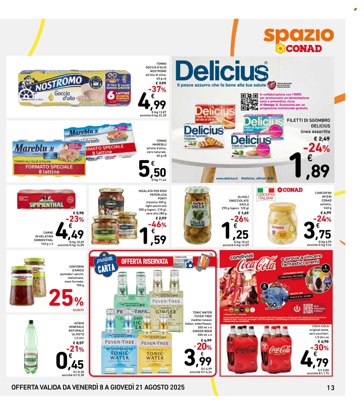 Volantino Spazio Conad - 8/8/2025 - 21/8/2025. Pagina 13