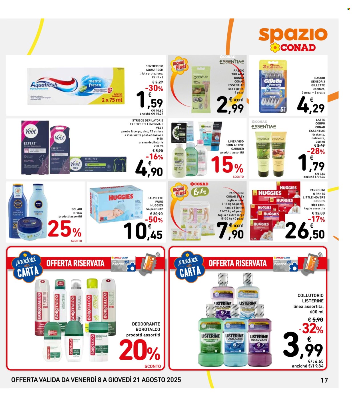 Volantino Spazio Conad - 8/8/2025 - 21/8/2025. Pagina 17