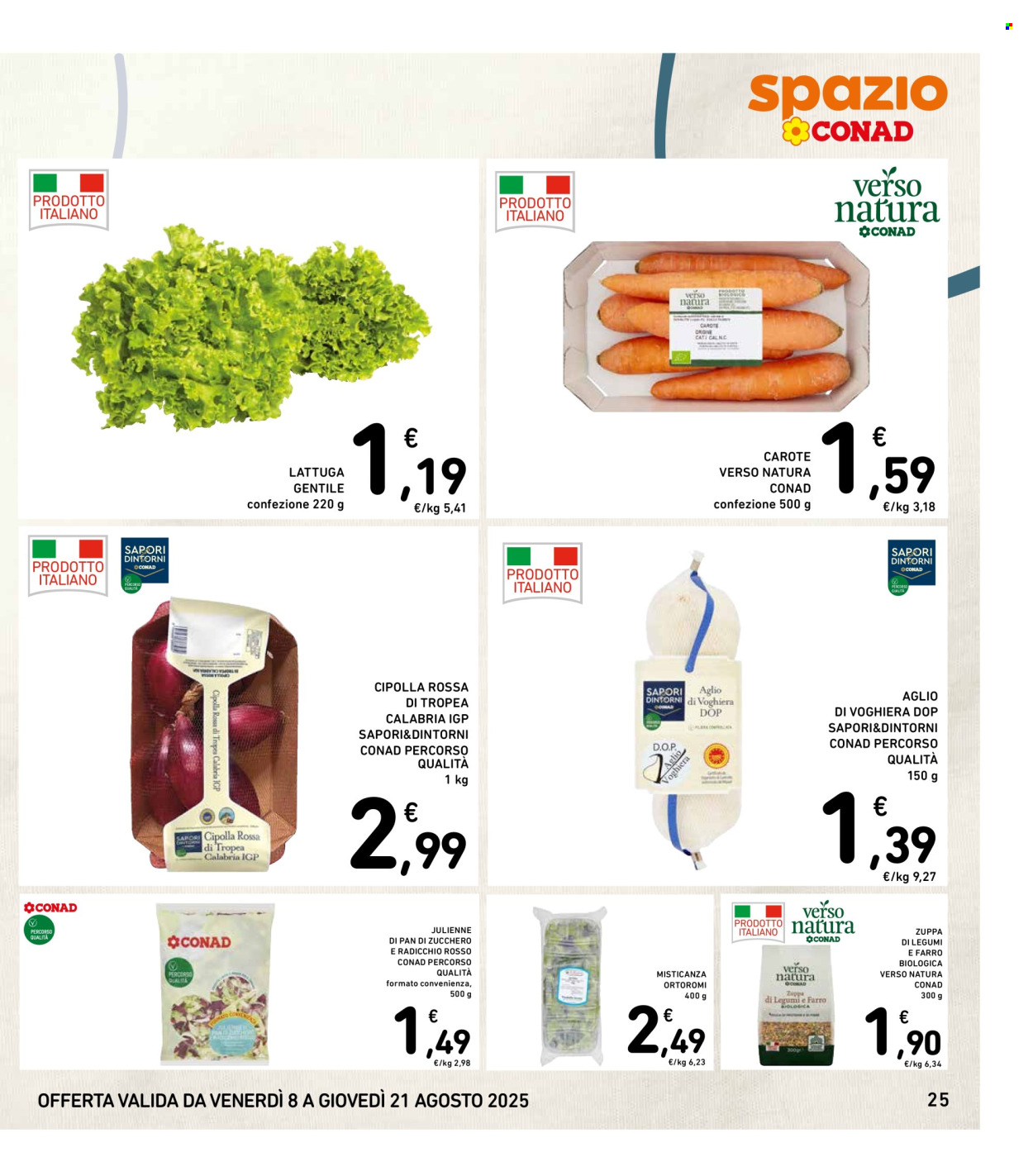 Volantino Spazio Conad - 8/8/2025 - 21/8/2025. Pagina 25