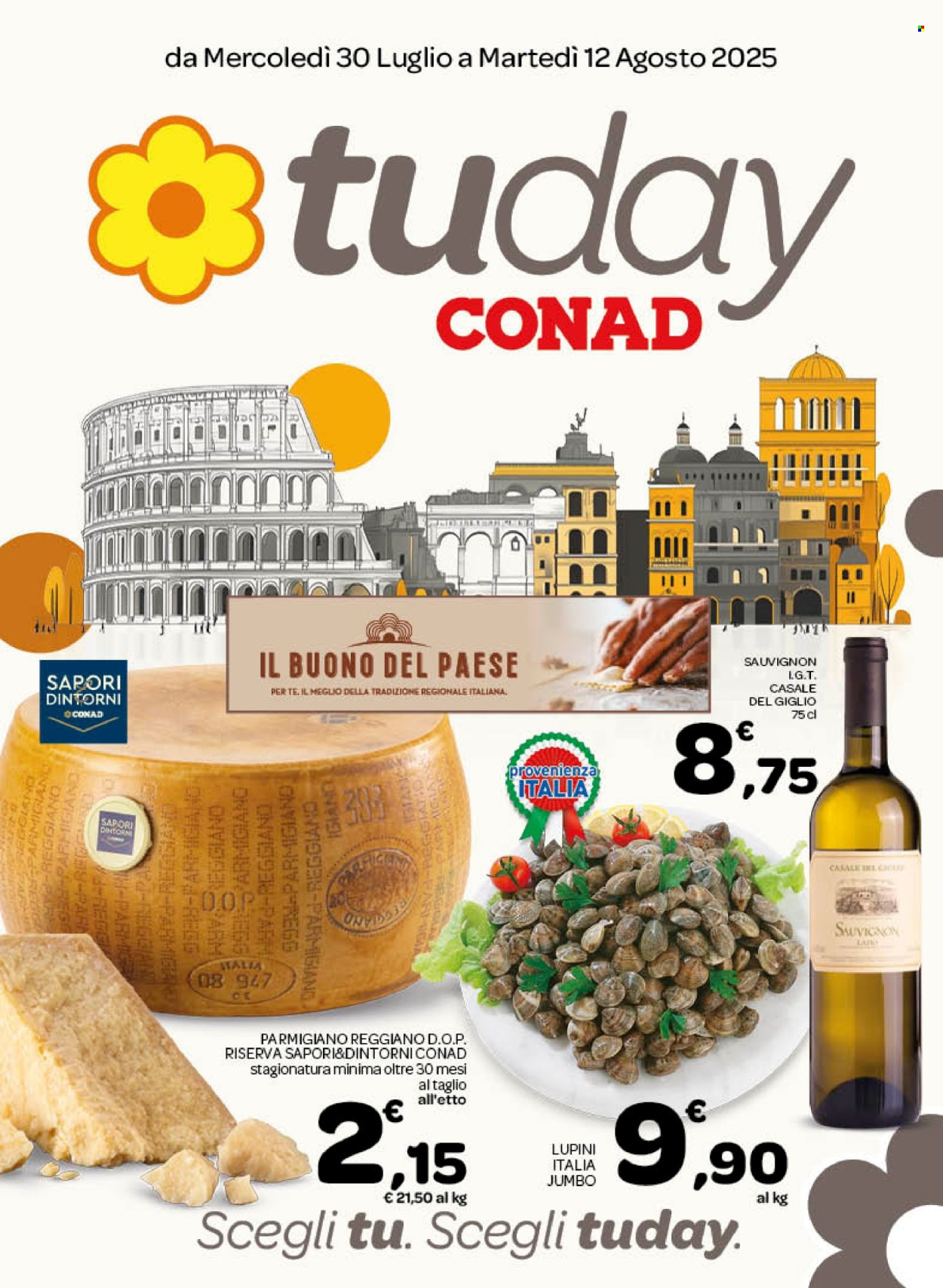 Volantino TuDay Conad - 30/7/2025 - 12/8/2025. Pagina 1