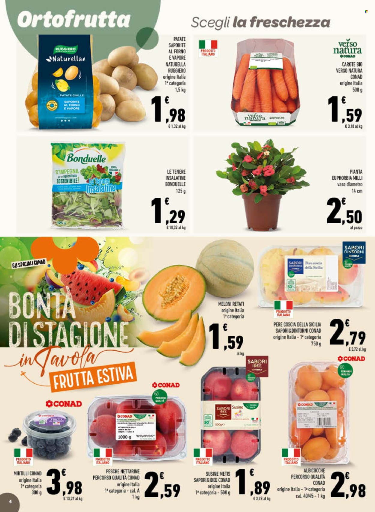 Volantino TuDay Conad - 30/7/2025 - 12/8/2025. Pagina 4