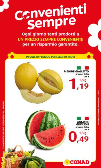 Volantino Conad - 29/7/2025 - 12/8/2025.