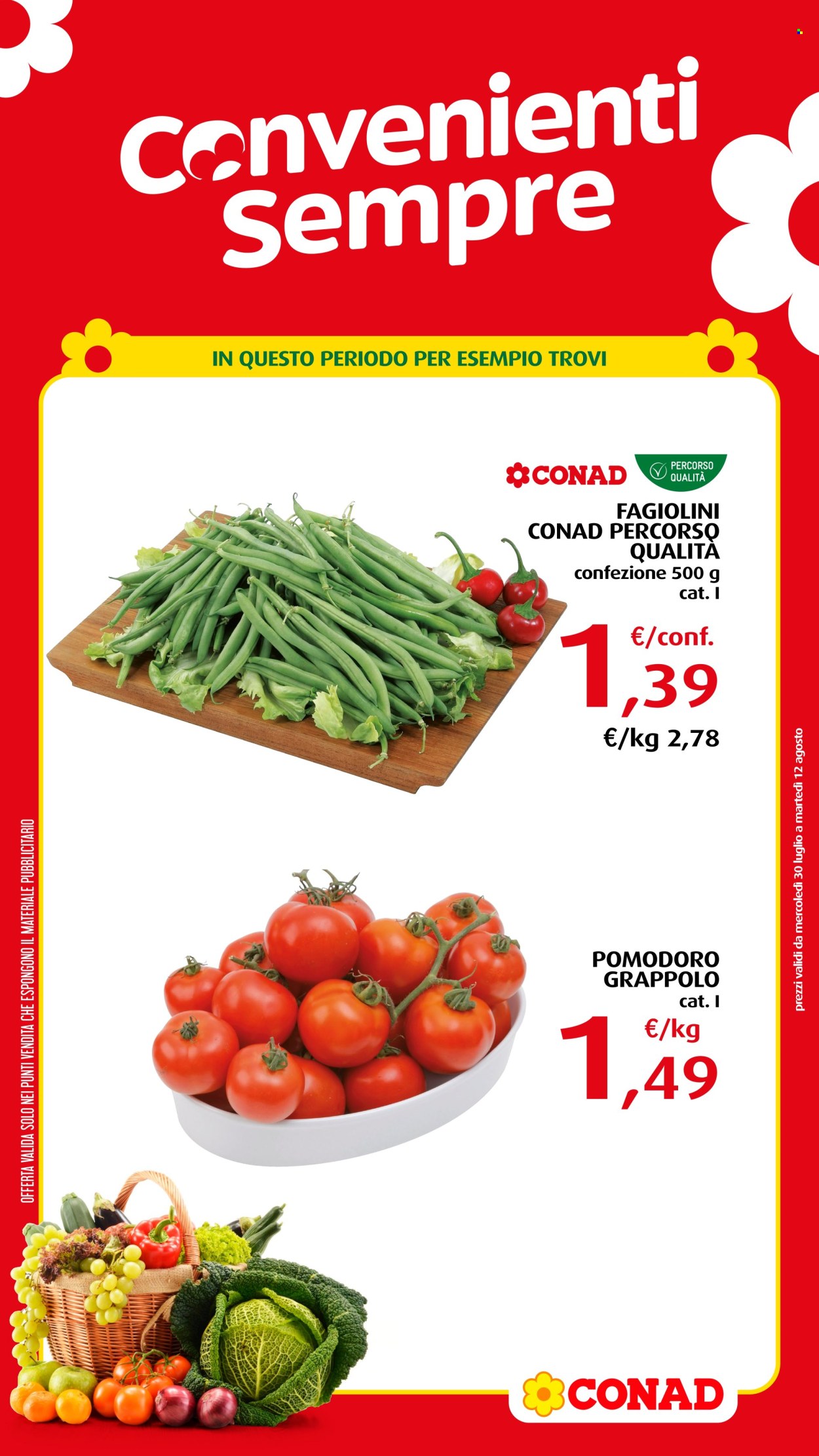 Volantino Conad - 29/7/2025 - 12/8/2025. Pagina 3