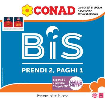 Volantino Conad - 31/7/2025 - 10/8/2025.