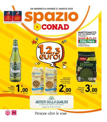Volantino Spazio Conad - 8/8/2025 - 21/8/2025.
