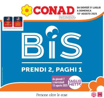 Volantino Conad - 31/7/2025 - 10/8/2025.