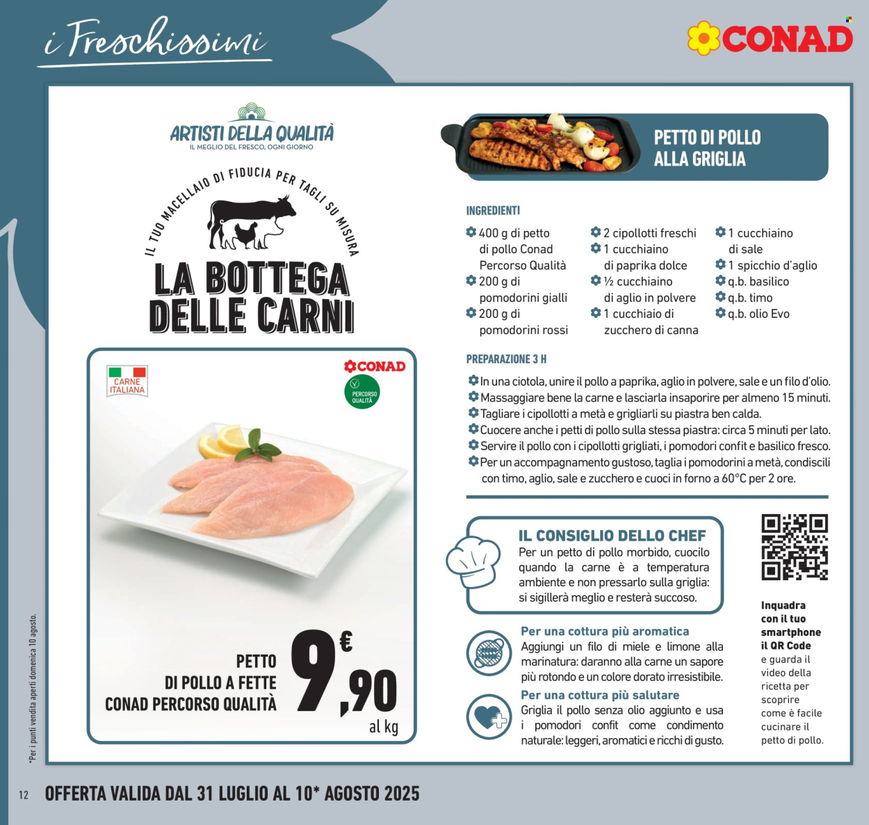 Volantino Conad - 31/7/2025 - 10/8/2025. Pagina 12