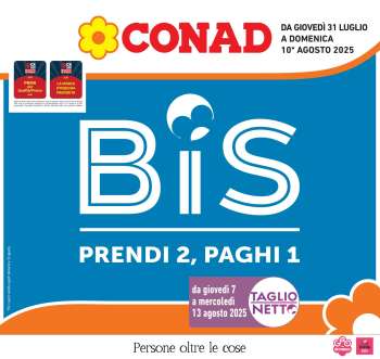 Volantino Conad - 31/7/2025 - 10/8/2025.