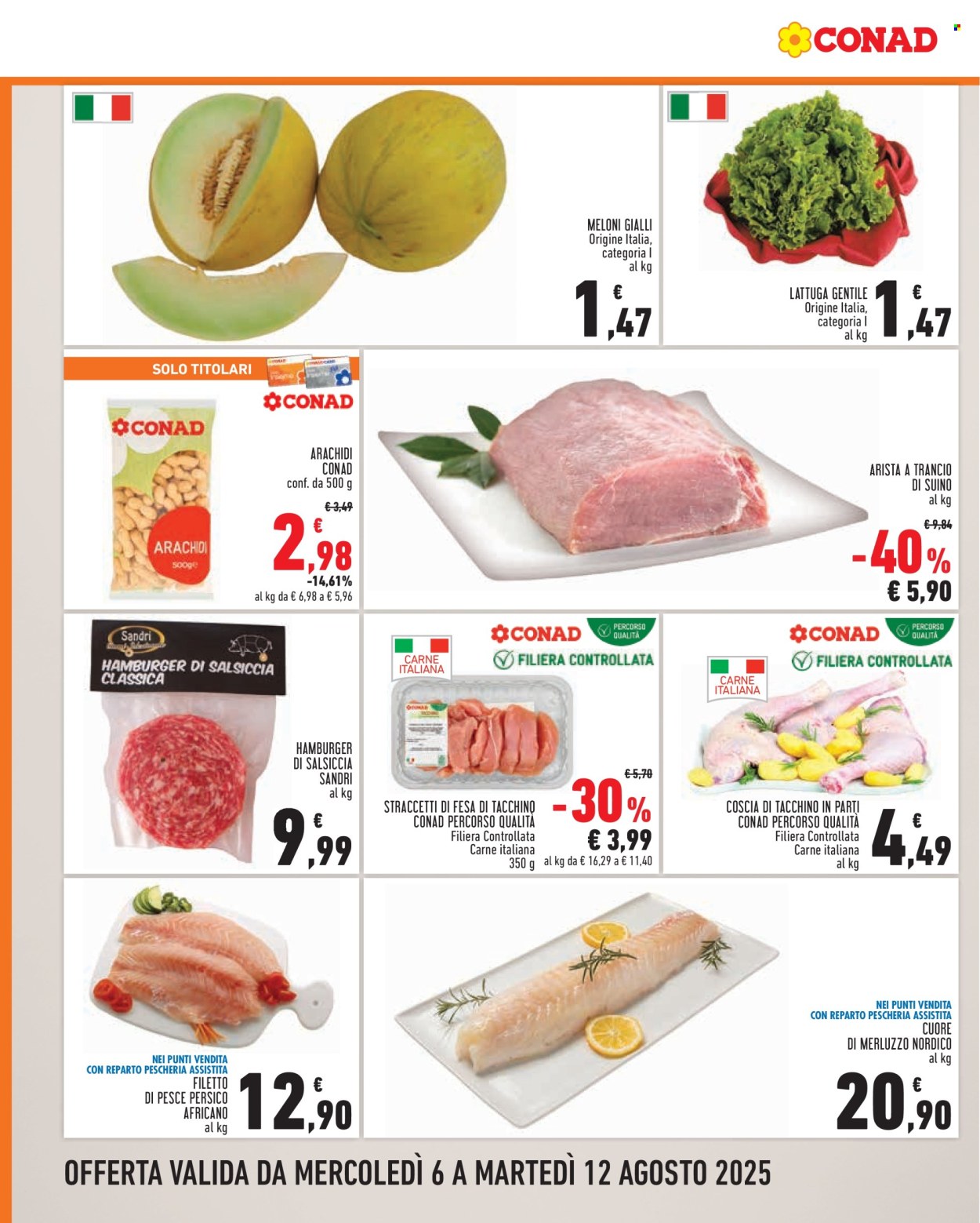 Volantino Conad - 6/8/2025 - 12/8/2025. Pagina 2