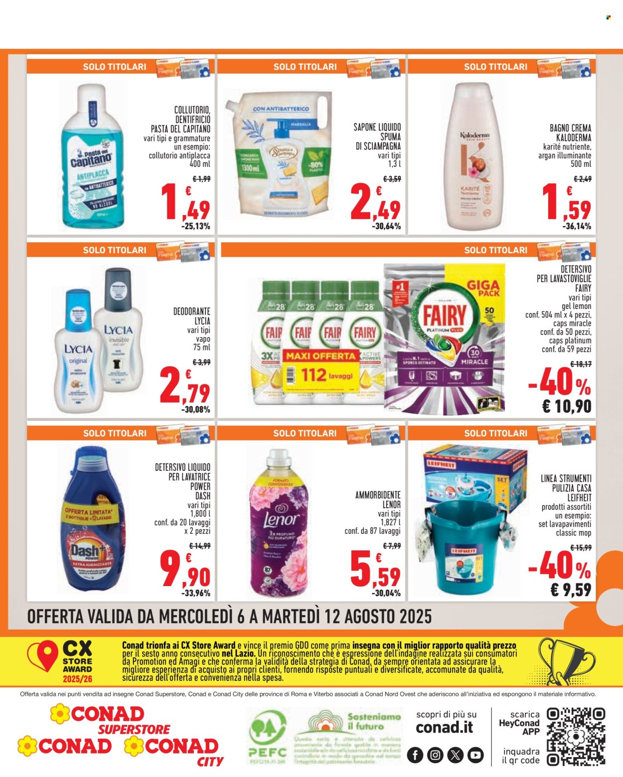 Volantino Conad - 6/8/2025 - 12/8/2025. Pagina 8