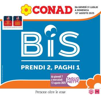 Volantino Conad - 31/7/2025 - 10/8/2025.