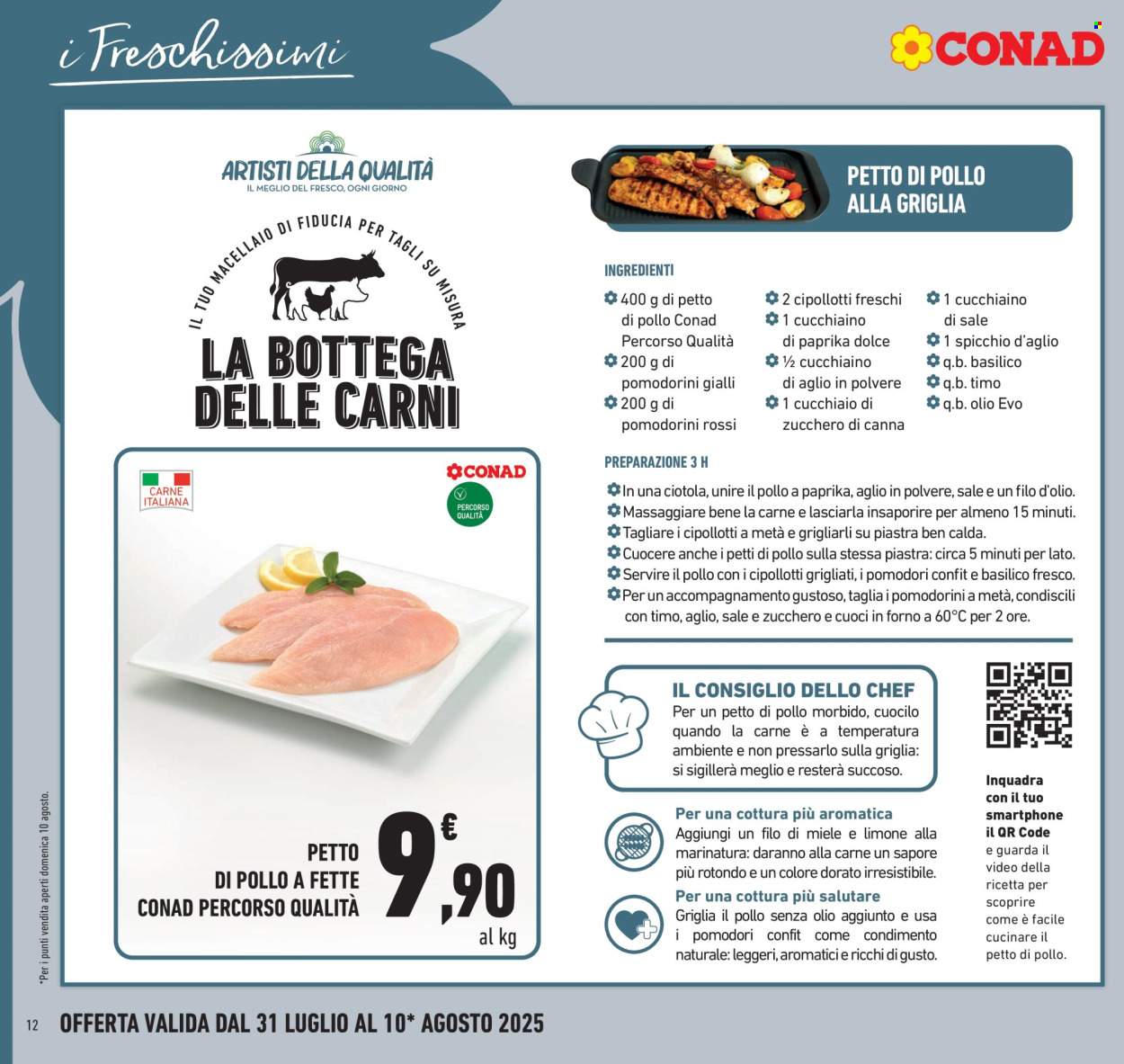 Volantino Conad - 31/7/2025 - 10/8/2025. Pagina 12