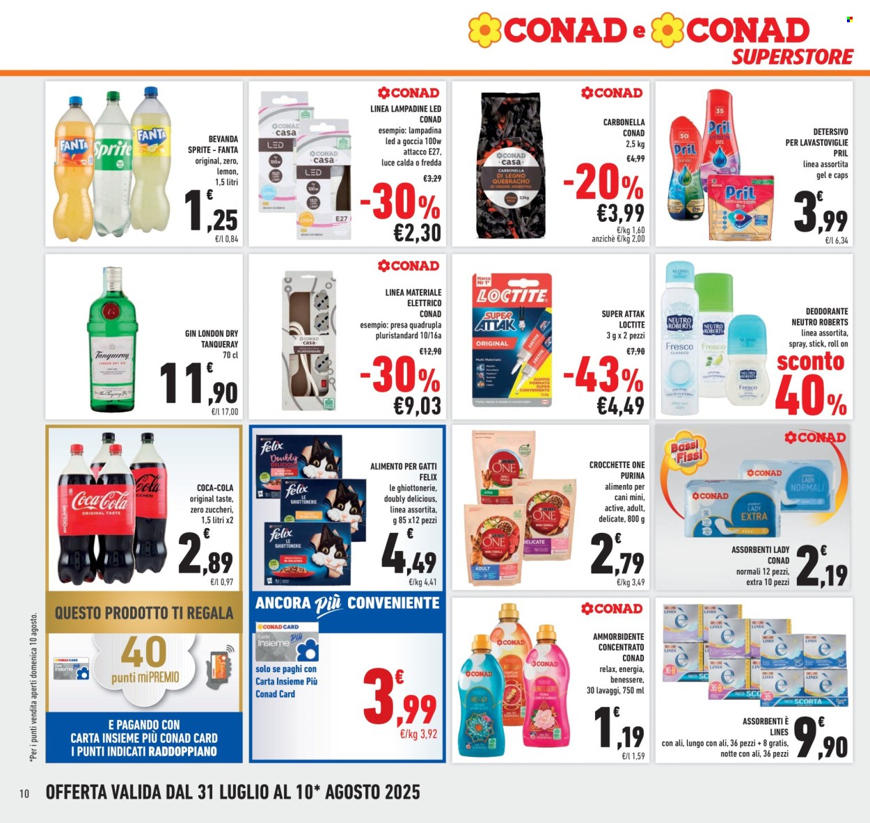 Volantino Conad Superstore - 31/7/2025 - 10/8/2025. Pagina 10