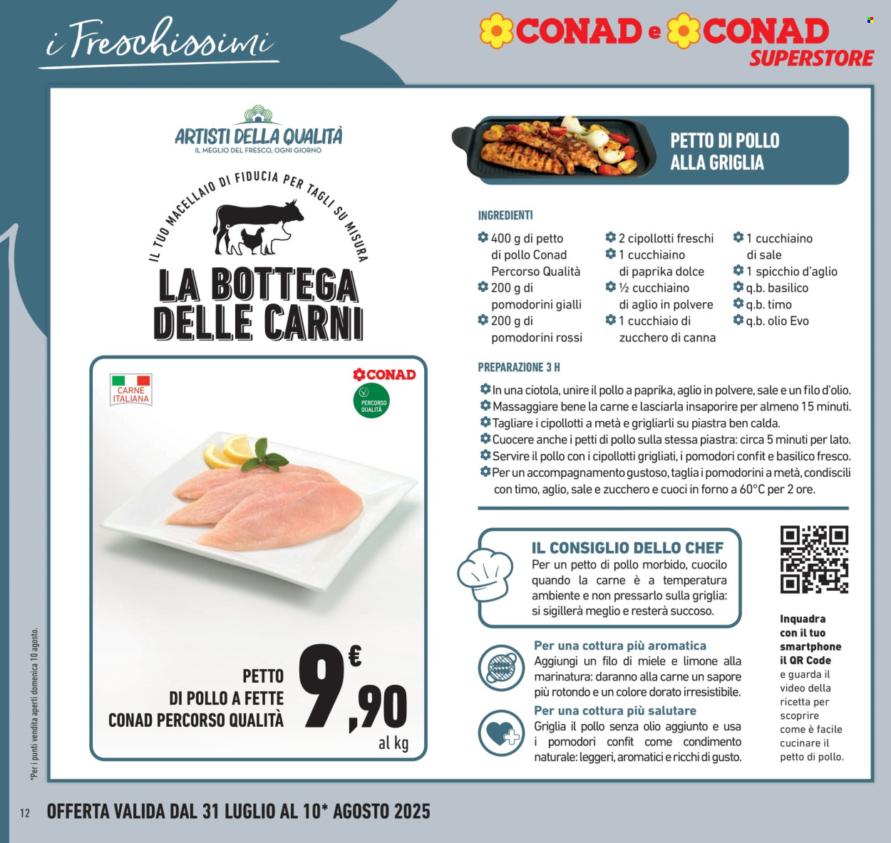 Volantino Conad Superstore - 31/7/2025 - 10/8/2025. Pagina 12